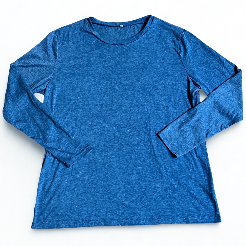 Blue Long Sleeve Tee